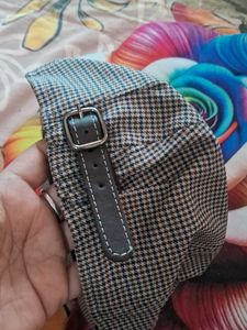 Zara Classic Houndstooth Flat Cap
