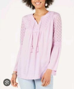 Light Green Embroidered Kurta Top