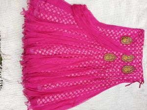 Designer Pink Lehenga Choli Set