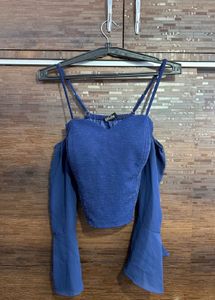 Sparkly Navy Blue Top