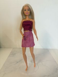 MTM Barbie Doll with Burgundy Top