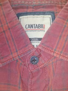 Men's Plaid Button-Up Shirt