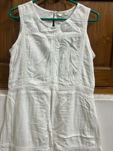 White Sleeveless Maxi and midi Dress
