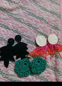Colorful Earrings Combo 3