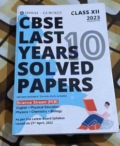 Oswal Gurukul Last 10 Years Questions Bank 2023 Cl