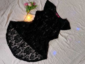 Lace Black Top