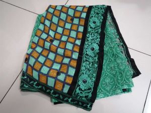 Elegant Green Printed Saree