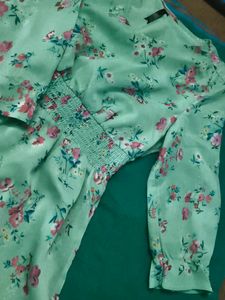Chic Floral Print Midi Dress size XL