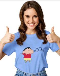 Cute Shinchan Graphic T-Shirt