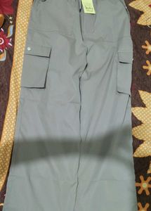 Stylish Korean Gray Cargo Pants