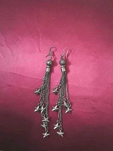 Star Tassel Dangle Earrings