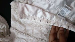 Puff Sleeve Lacey Corset Top(Imported)