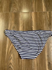 Blue and whitestripped  Bikini Bottom