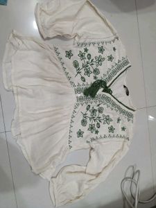 Embroidered Kurta Top