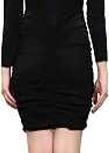 🖤 Chic minimalist black bodycon dress 🖤