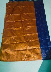 Navy Blue Colour Banarasi Silk Gadwal Design Saree