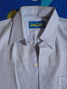 Men's Blue Dress Shirt