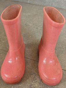 Sparkly Pink Rain Boots