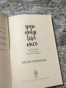 YOLO YOU ONLY LIVE ONCE 🔂 BY STUTI CHANGLE