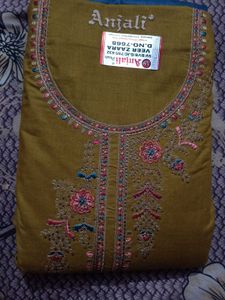 pure cotton Prints Embroidered Kurta Set