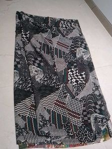 Abstract Print Saree