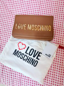 Love Moschino Brown sling brand new