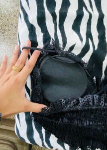 Black Lace Bralette Crop Top