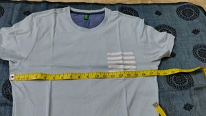 Light Blue Pocket Tee