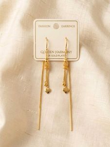 stylish Golden Harmony heart cham Earrings