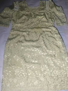 crepe Silk Elegant Brocade Kurta Set