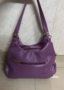 Stylish Purple Shoulder Bag