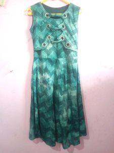 Beautiful Teal Green Ethnic Dress