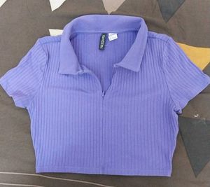 Classic Polo Crop Top