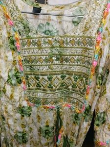 Embellished Floral Kurta