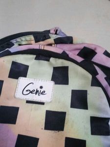 Genie Tie-Dye Checkered Backpack