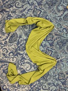 Lime Green Ribbed Leggings