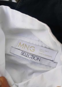 MANGO White Women's Formal Shirt