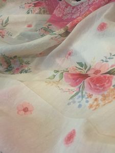 Elegant Floral Print Kurta Set