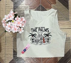 Graphic Print Tank Top 🤍