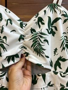 Stylish Leaf Print Co-ord Set
