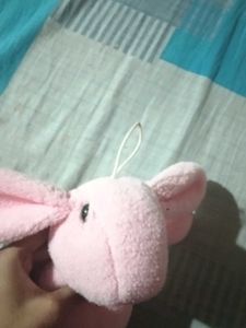 Cute Pink Bunny Plush
