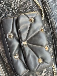 Zara Black Quilted Bag