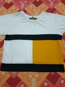 Trendy Colorblock Full Sleeve Crop Top