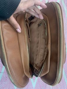 Brown Satchel Handbag