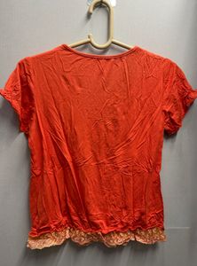 Embellished Orange top