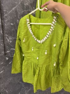 Vibrant Green Lehenga Choli Set