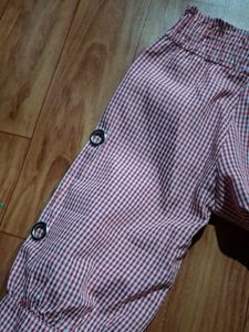 Cute Gingham Button-Up Top