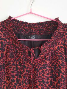 Crimson Poetry Blouse