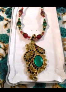 Handcrafted Traditional Peacock Pendant Necklace