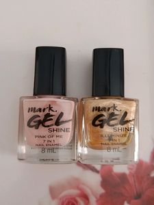 Avon Mark Gel Shine Combo 2 Big Nail Paints